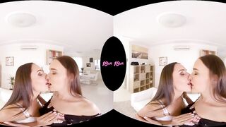18VR.com Anal Threesome With Two Stepsisters Lilu Moon And Sasha Sparrow