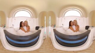 Watch lesbians Tracy Lindsay and Satin Bloom Fuck in Virtual Reality