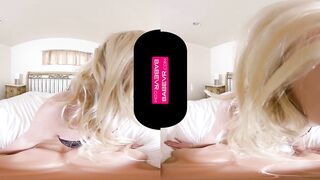 BaBeVR.com Blonde Hottie Sasha Heart Introduces You With Anal Sex