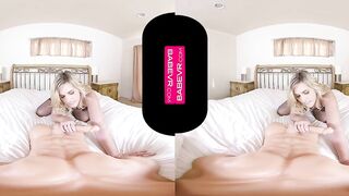 BaBeVR.com Blonde Hottie Sasha Heart Introduces You With Anal Sex