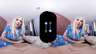 BaDoinkVR.com Curvy Blonde Sunny Chase Gives You Her Anal Virginity