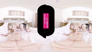BaBeVR.com Blonde Babe Charlotte Stokely Needs De-Stress Sex