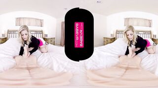 BaBeVR.com Blonde Babe Charlotte Stokely Needs De-Stress Sex