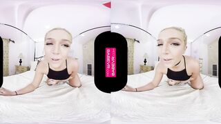 BaBeVR.com Your Blonde GF Val Dodds Puts Toy Show For You
