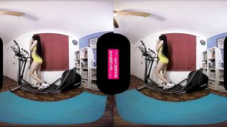 BaBeVR.com Masturbation Workout By Teen Latina Veronica Rodriguez