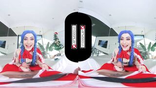 VRCosplayX.com Fill Jinx's Pussy With Your Hard Dick Santa