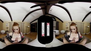 VRCosplayX.com Busty Redhead Brigitte Tuning Up Your Cock In OVERWATCH XXX
