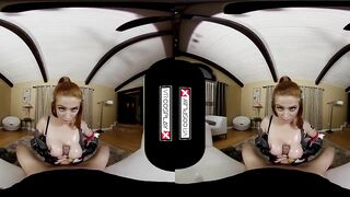 VRCosplayX.com Busty Redhead Brigitte Tuning Up Your Cock In OVERWATCH XXX
