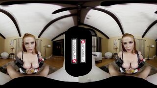 VRCosplayX.com Busty Redhead Brigitte Tuning Up Your Cock In OVERWATCH XXX