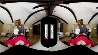 VRCosplayX.com Busty Redhead Brigitte Tuning Up Your Cock In OVERWATCH XXX