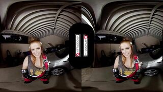 VRCosplayX.com Busty Redhead Brigitte Tuning Up Your Cock In OVERWATCH XXX