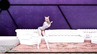 MMD HyoMin - NiceBody Ahri Sexy Kpop Dance 4K 60FPS
