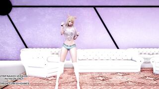 MMD HyoMin - NiceBody Ahri Sexy Kpop Dance 4K 60FPS