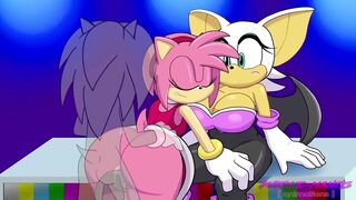 Rouge The Bat Watches Amy Rose Get Plowed