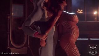 Lara Croft X Futanari Horse Cock - [3D-SFM][BY-wildeerstudio]