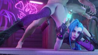 League Of Legends Jinx Getting Dicked Down Hard Fuck