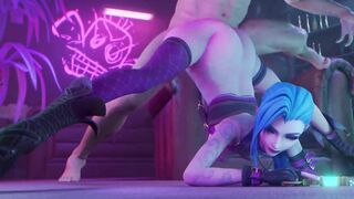 League Of Legends Jinx Getting Dicked Down Hard Fuck