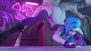 League Of Legends Jinx Getting Dicked Down Hard Fuck