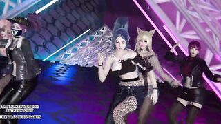 MMD ITZY - LOCO Ahri Akali Kaisa Evelynn Seraphine Kda Sexy Kpop Dance 4K 60FPS League of Legends