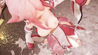 0375 -【R-18 MMD】Genshin Impact 原神 Yae Miko 八重神子 - Gimme x Gimme