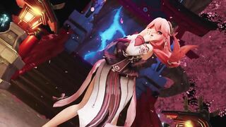 0375 -【R-18 MMD】Genshin Impact 原神 Yae Miko 八重神子 - Gimme x Gimme