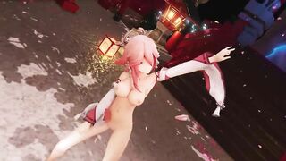 0375 -【R-18 MMD】Genshin Impact 原神 Yae Miko 八重神子 - Gimme x Gimme