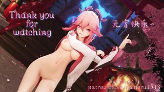 0375 -【R-18 MMD】Genshin Impact 原神 Yae Miko 八重神子 - Gimme x Gimme