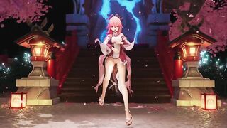 0375 -【R-18 MMD】Genshin Impact 原神 Yae Miko 八重神子 - Gimme x Gimme