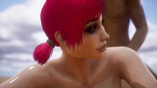 WILD LIFE opens her ass and fucks it with a cock
