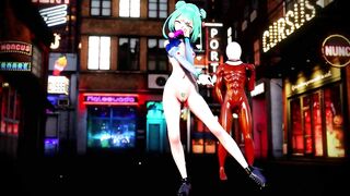 MMD r18 Uruha Rushia is a big fucker thus will drain the beer 3d hentai