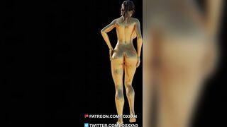 Golden Lara Croft
