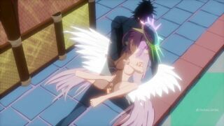 Jibril LOVES Cum - No Game No Life Bath House Parody