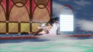 Jibril LOVES Cum - No Game No Life Bath House Parody