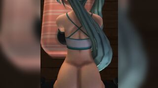 【SEX-MMD】Miku - Doggystyle【R-18】