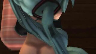 【SEX-MMD】Miku - Doggystyle【R-18】