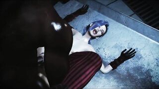 Arcane Jinx Fucks and Sucks Monster BBC