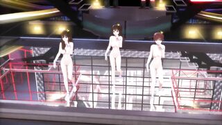 【MMD】ImasCG 3P Spring of Life【1080p 60fps】【R-18】
