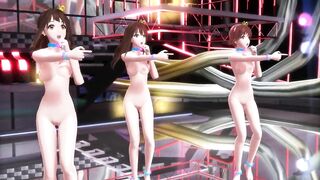 【MMD】ImasCG 3P Spring of Life【1080p 60fps】【R-18】