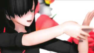 Maiden dissection - HENTAI MMD DANCE 3D UNDRESS YELLOW EYES COLOR EDIT SMIXIX