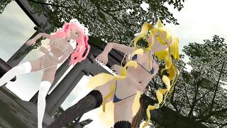 【MMD】Lets Go Crazy【R-18】