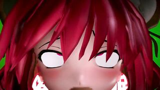 Thick Redhead Loves Dick Spitroast - MMD