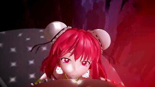 Thick Redhead Loves Dick Spitroast - MMD