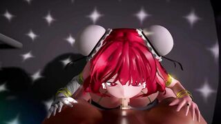 Thick Redhead Loves Dick Spitroast - MMD