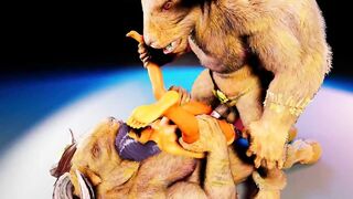 double anal furry monsters | sat on 2 furry cocks [L]
