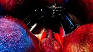 double anal furry monsters | sat on 2 furry cocks [L]