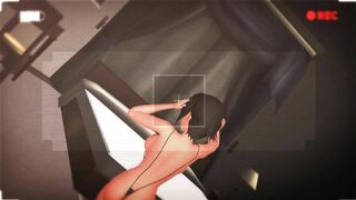 【MMD】LADY with Yuihime wearing a sling swimsuit【R-18】