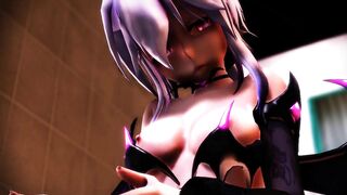 【SEX-MMD】(No man model) Get along with Haku【R-18】