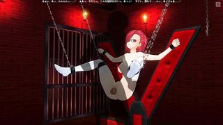 Basement Mystery: Redhead student gets cum in pussy