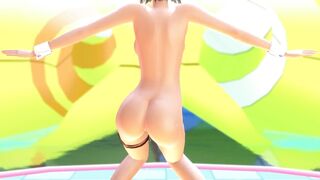 【MMD】Naughty Sakuya - Ass & Titties【R-18】