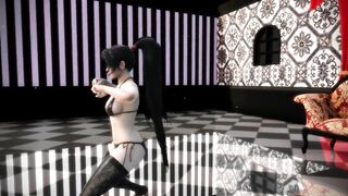 【MMD】(Realistic model) DOA5 momiji get up & move!【R-18】